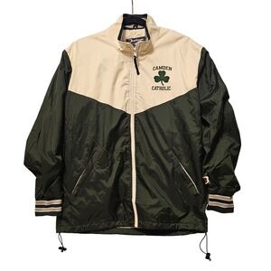 Boathouse Sports Mens Camden Catholic Lacrosse Windbreaker Jacket Green Medium